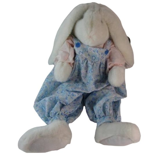 Paradies 20" Soft Bunny with Long Floppy Ears in Outfit with Tags Vintage - Picture 1 of 5